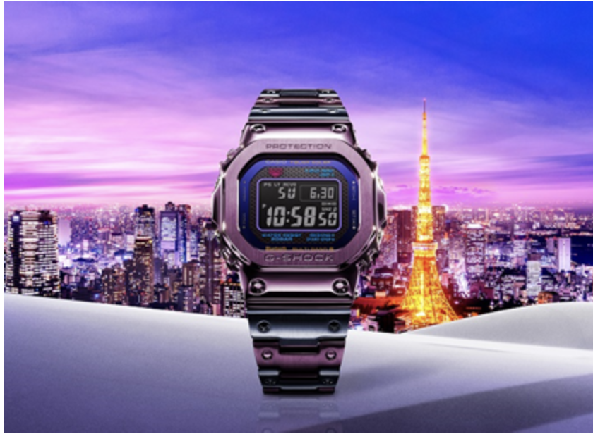 Casio випустили двохкольоровий, фіолетовий-синій металевий G-SHOCK