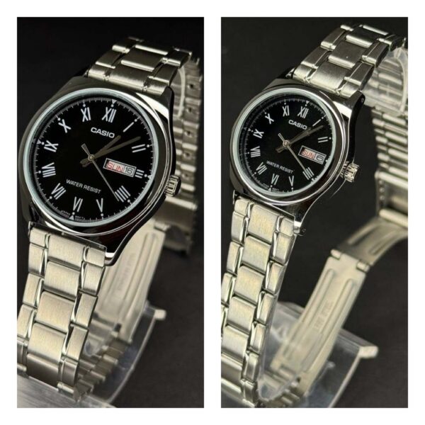 Парні годинники: Casio MTP-V006D-1B & LTP-V006D-1B