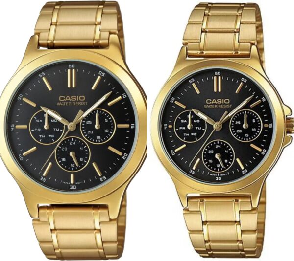 Парні годинники: Casio MTP-V300G-1A & LTP-V300G-1A