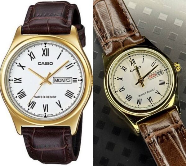 Парні годинники: Casio MTP-V006GL-7B & LTP-V006GL-7B