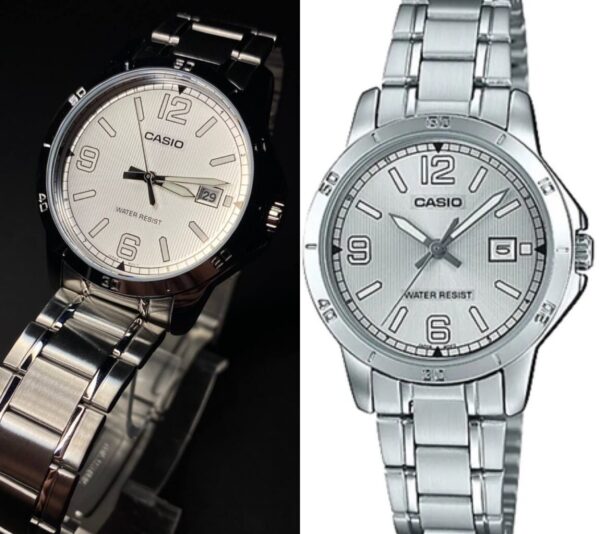 Парні годинники: Casio MTP-V004D-7B2 & LTP-V004D-7B2